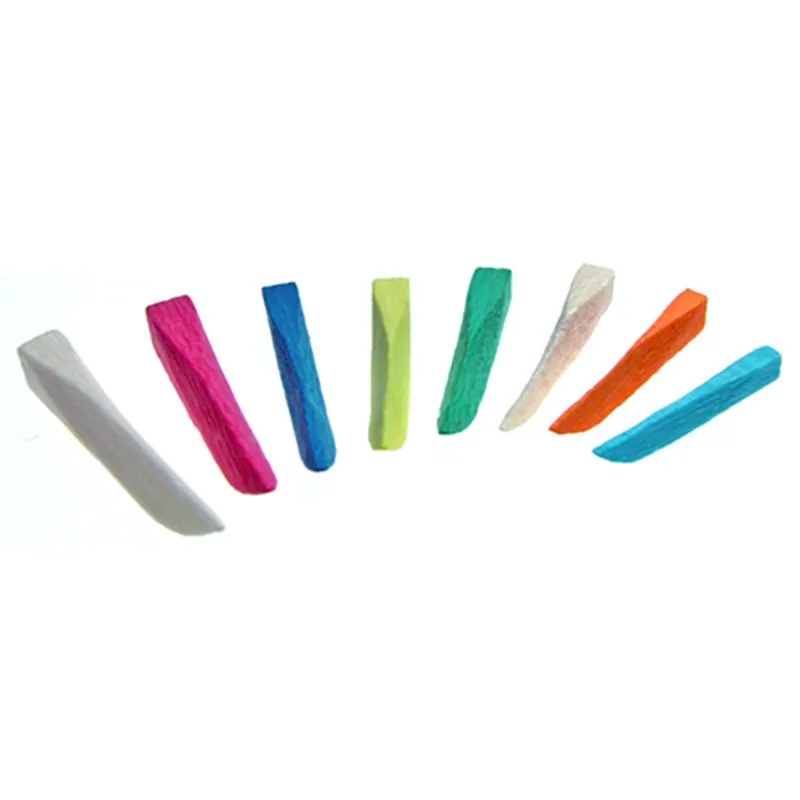Coins De Bois Bleu 100pcs