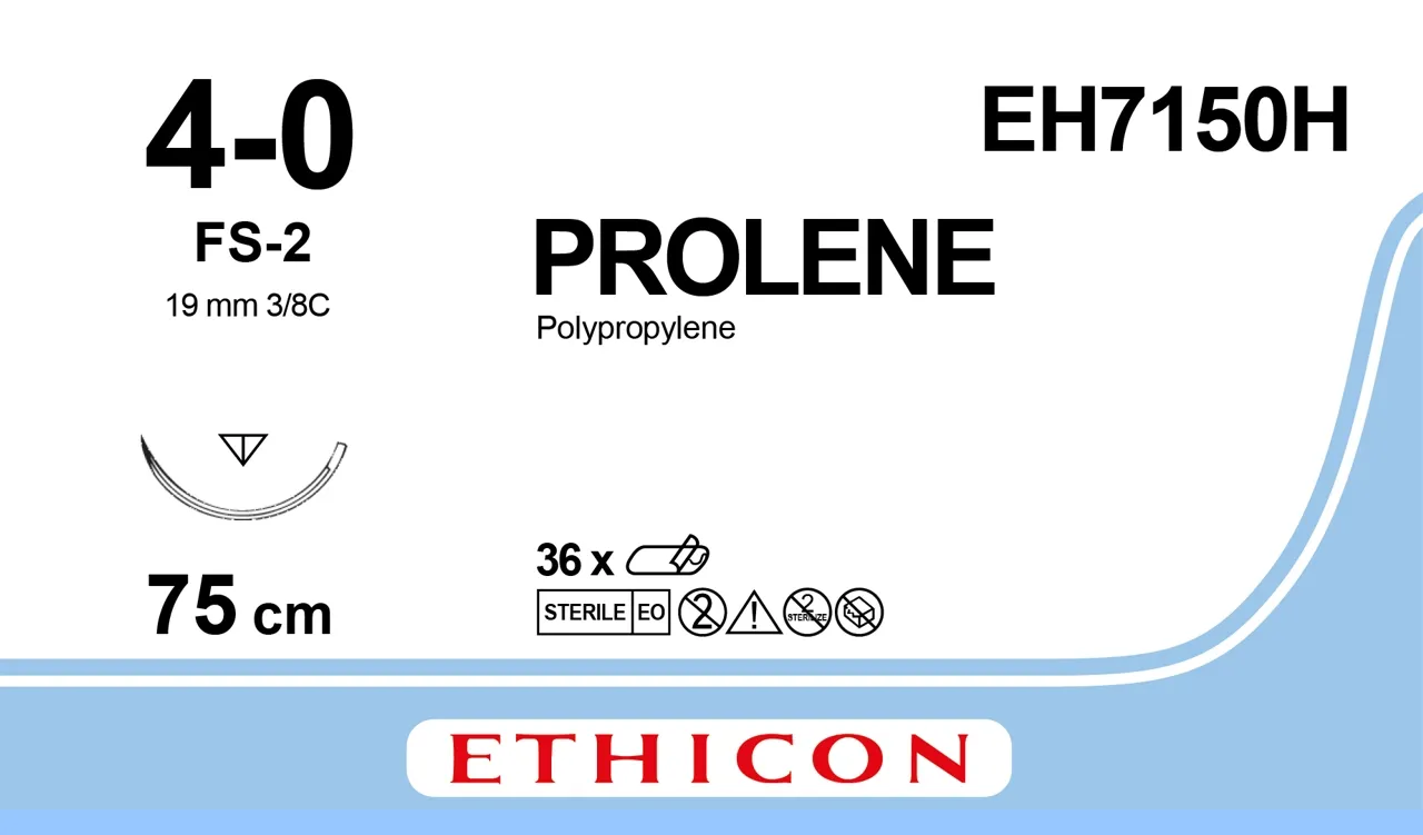 Prolene P 75Cm Dec 1.5 Usp 4.0 36pcs