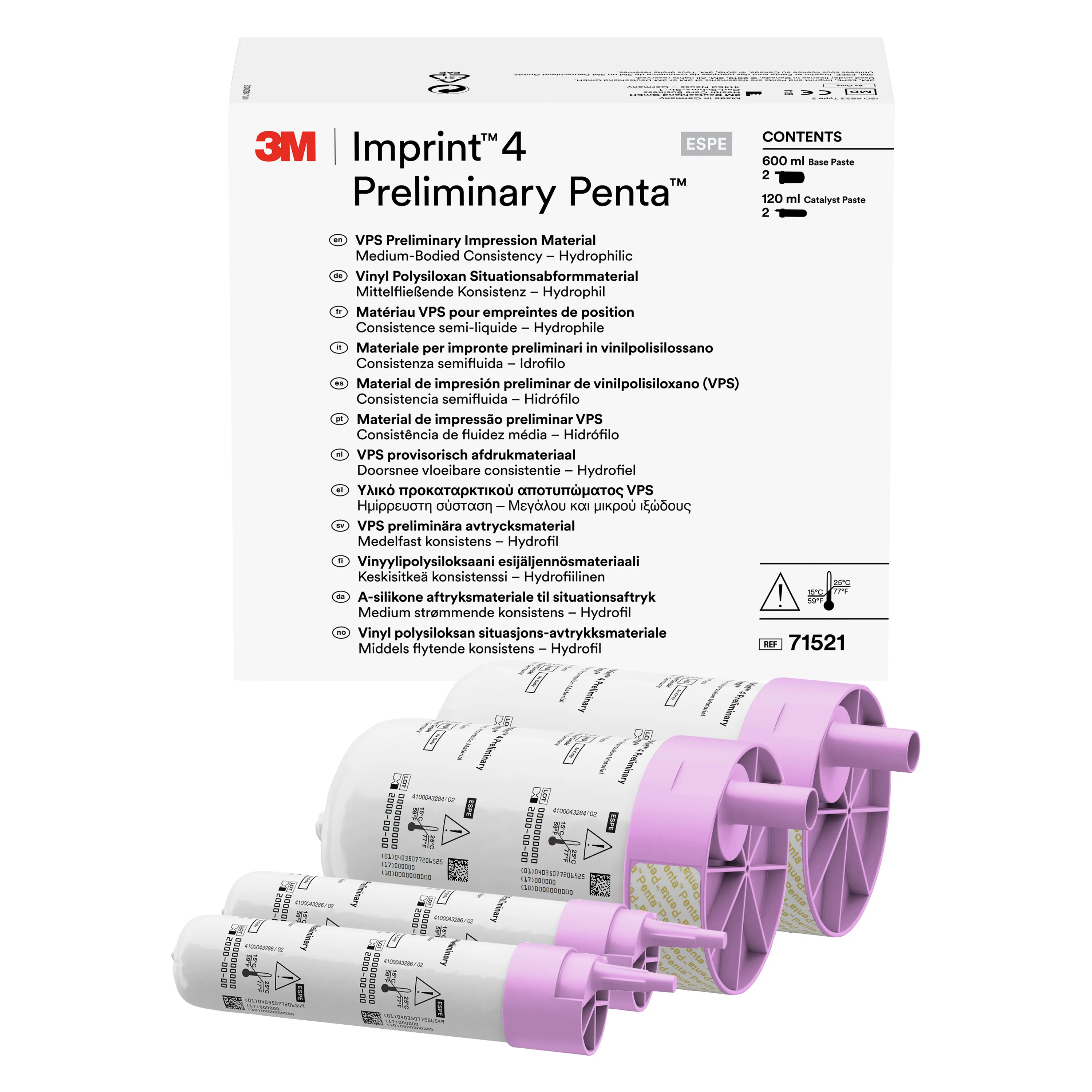 3M™ Imprint™ 4 Matériau d'empreinte préliminaire VPS