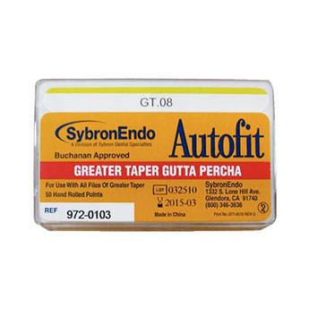 Autofit Greater Taper Gutta Size 08 50pcs